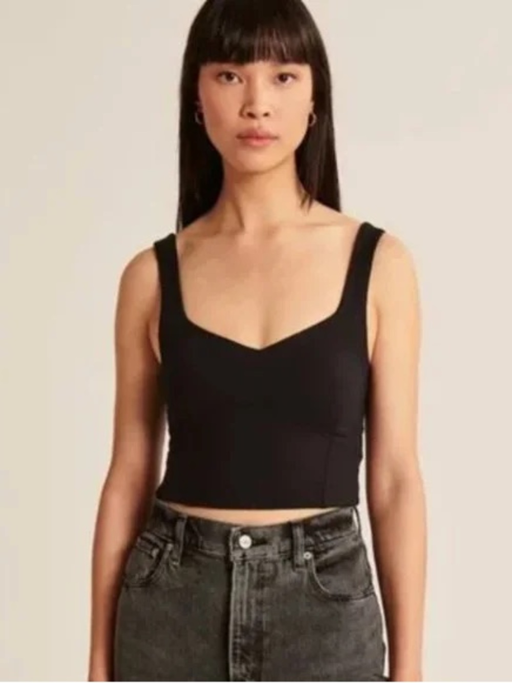 Abercrombie Sweetheart Neckline Tank Top XXS